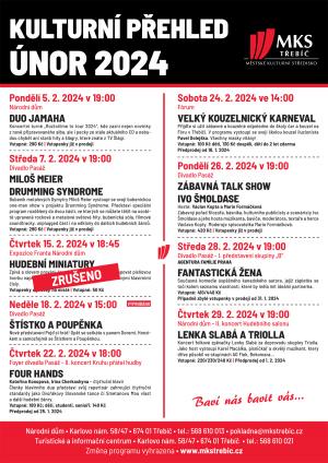 Program na únor 2024
